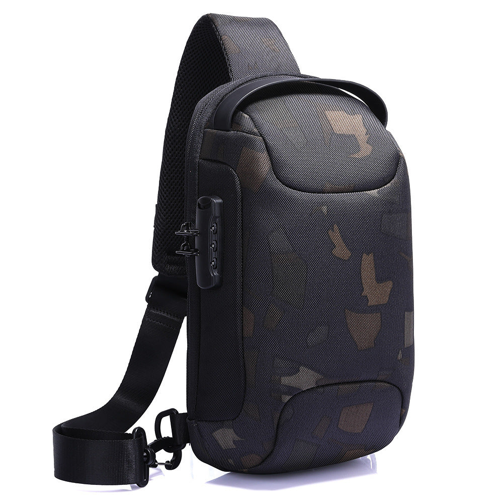 Anti-Theft Oxford Crossbody Bag – Street Chic, Secure & Stylish