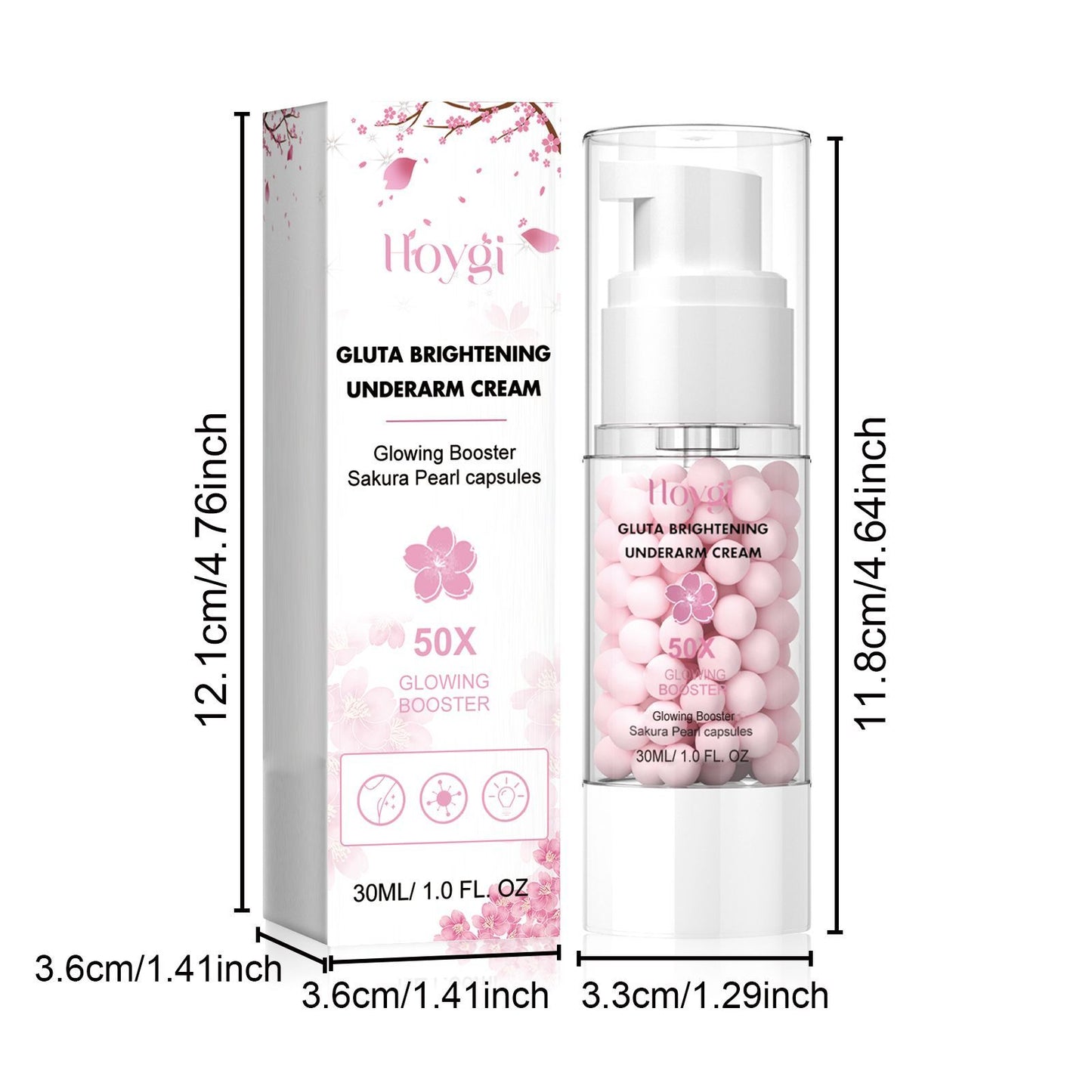 Brightening Underarm Cream – Fade Dark Spots on Armpits, Elbows & Joints