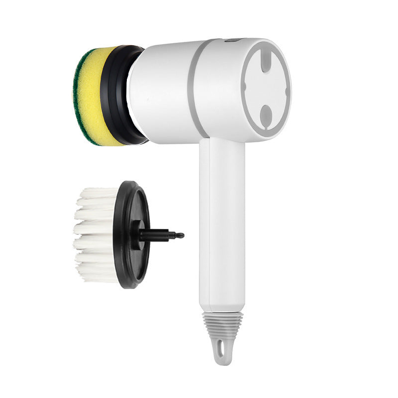 Electric Cleaning Brush – USB Rechargeable Scrubber for Dishes, Kitchen & Bathroom