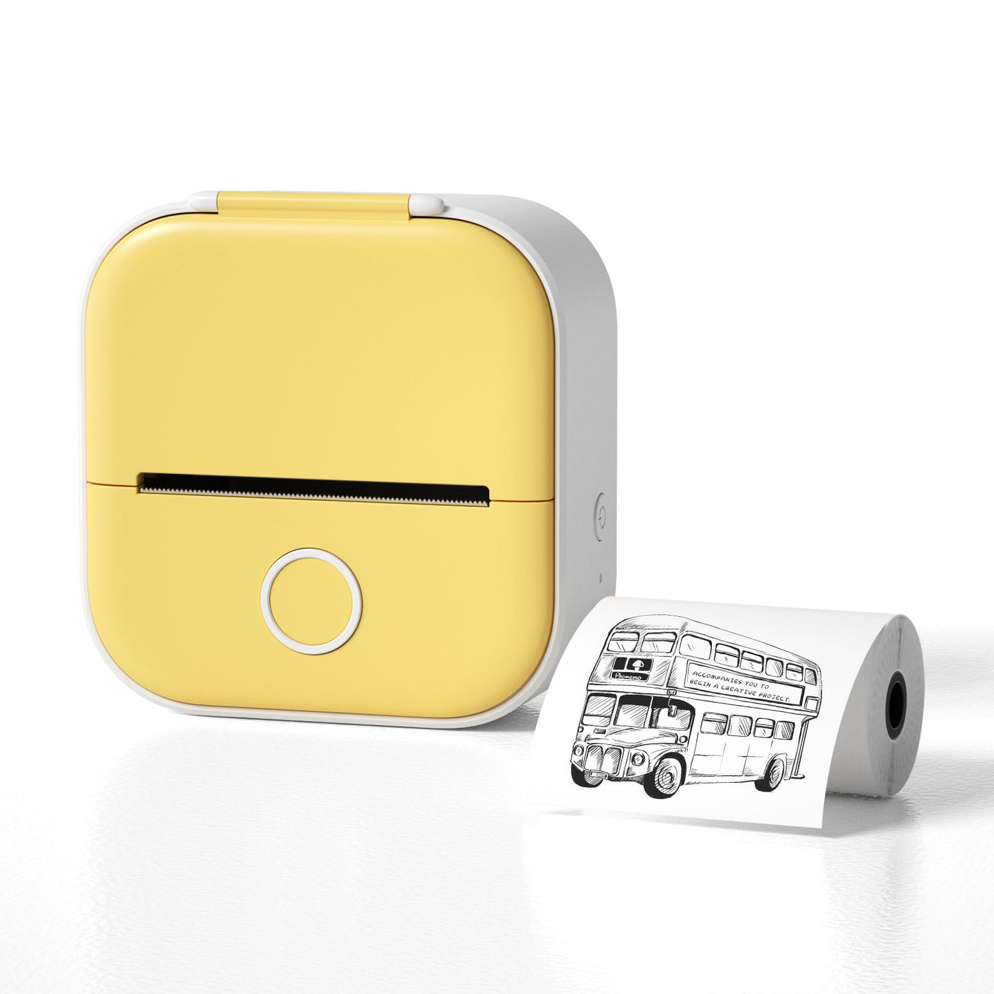 Portable Mini Thermal Printer – Wireless Pocket Photo & Sticker Label Printer