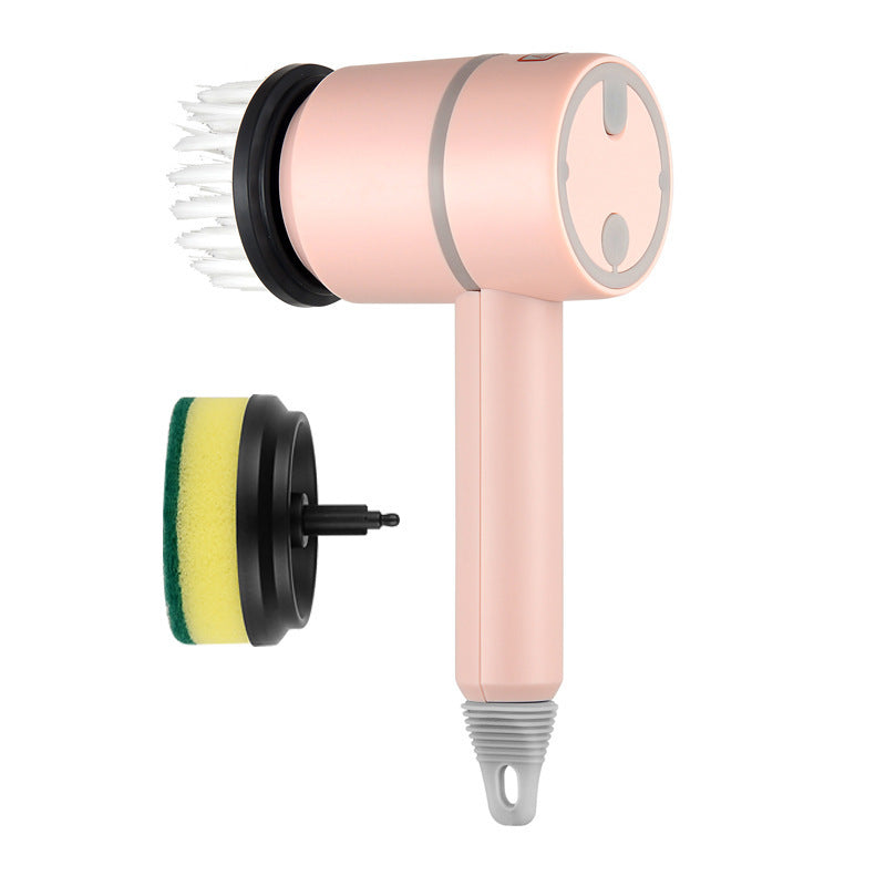 Electric Cleaning Brush – USB Rechargeable Scrubber for Dishes, Kitchen & Bathroom