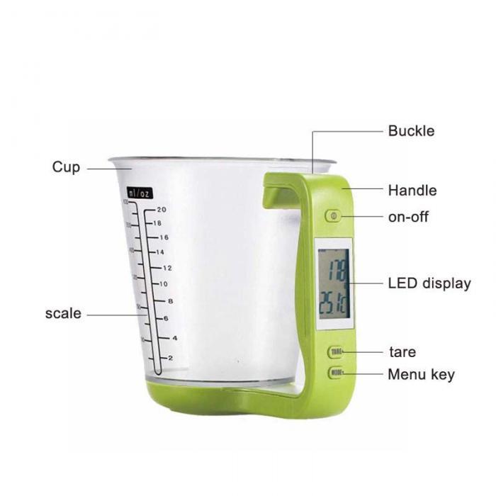 Electronic Scale Measuring Cup Kitchen Scales - Treasure Mementos