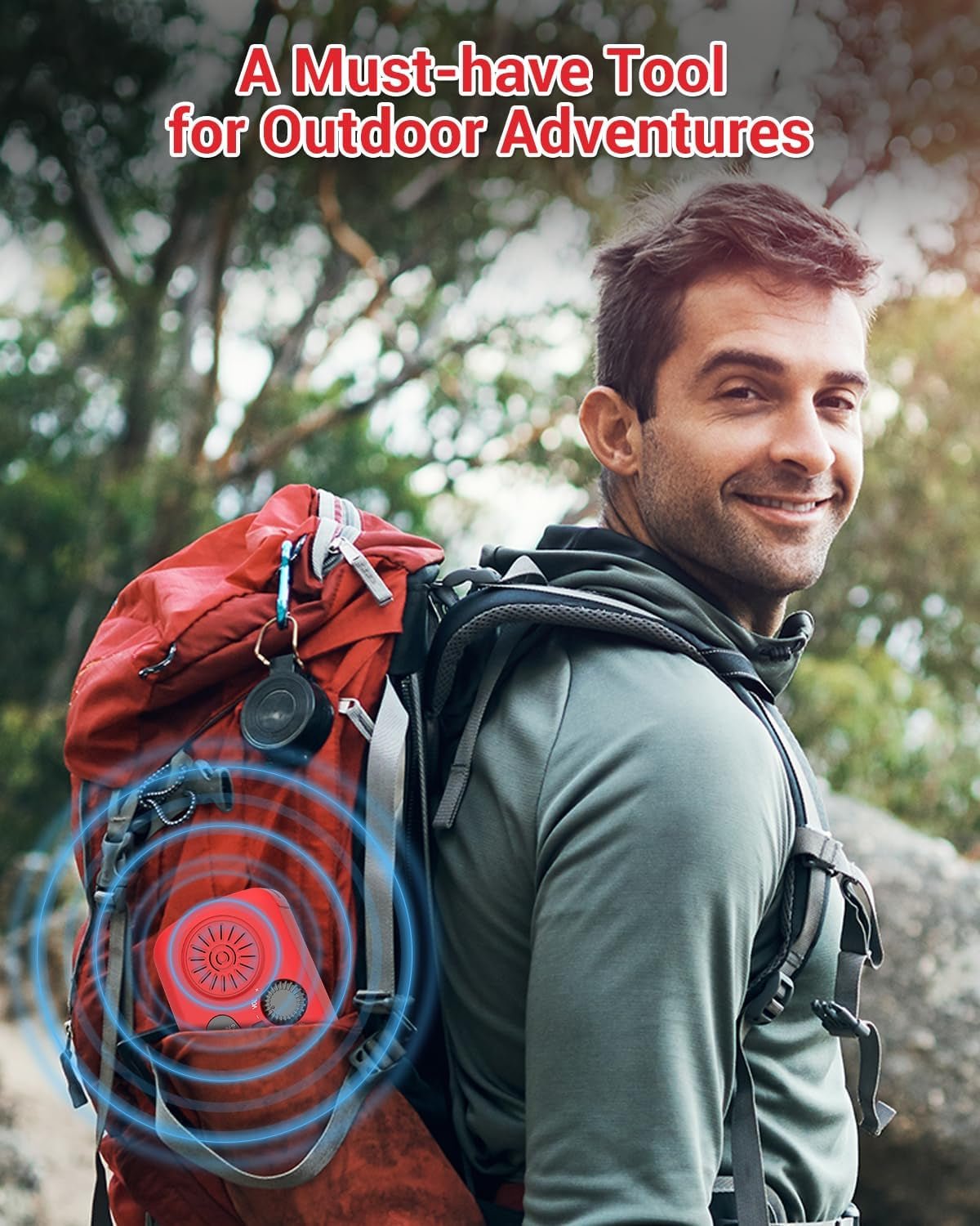 Emergency Hand Crank Radio 7400Mwh with 3 LED Flashlight, Solar Powered Rechargeable Radio for Indoor Survival Camping, SOS Alarm - Treasure Mementos