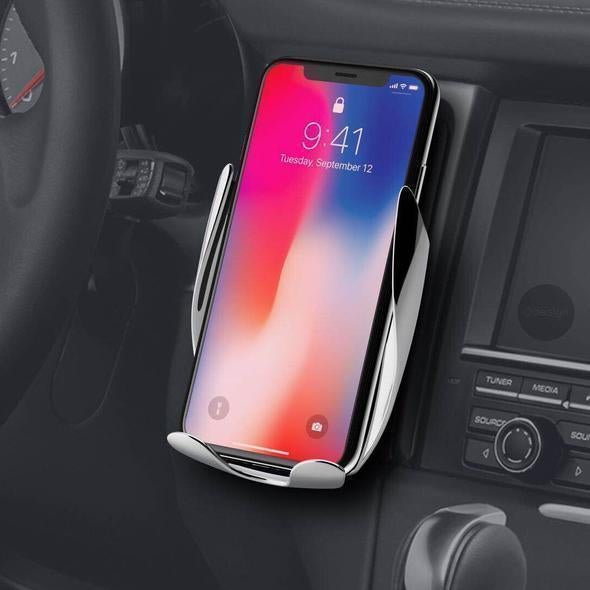 Fast Wireless Car Charger with Auto - Clamp - Treasure Mementos