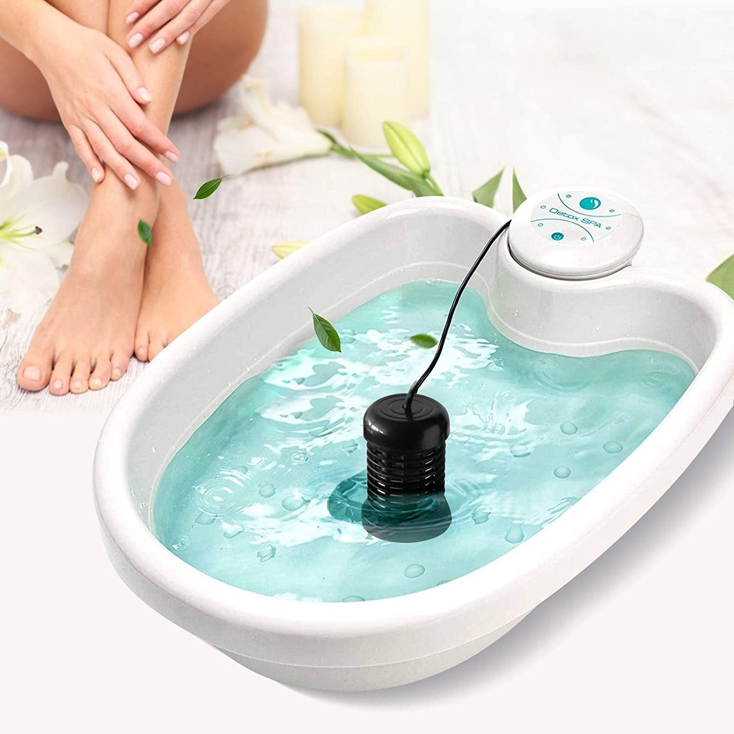 Ionic Detox Foot Spa – Portable Cleanse & Relaxation Machine - Treasure Mementos