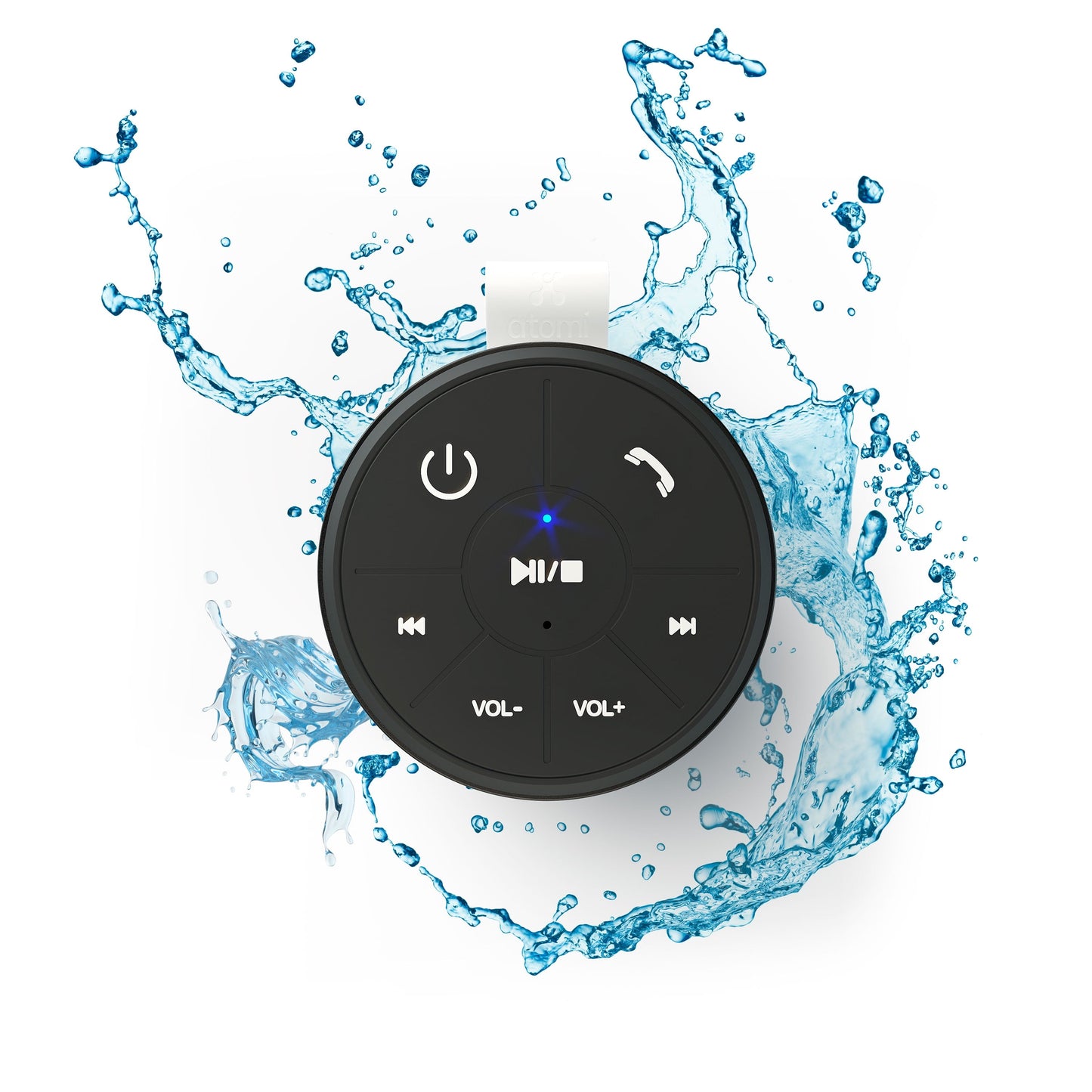 Portable Water Resistant Black Bluetooth Speaker - Treasure Mementos
