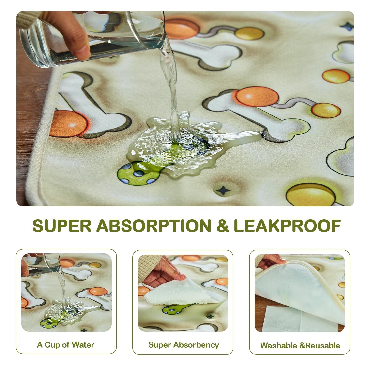 Qeils Reusable Puppy Pads - Treasure Mementos