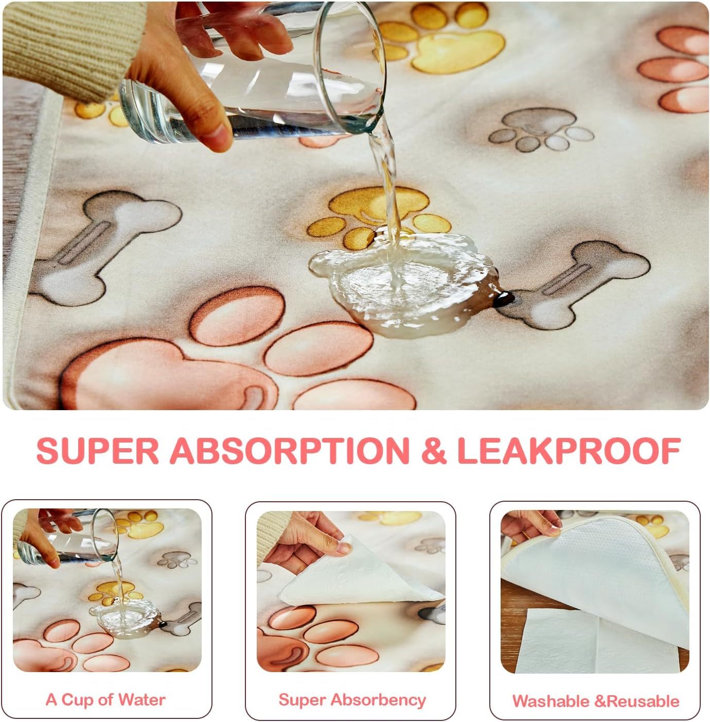 Qeils Reusable Puppy Pads - Treasure Mementos