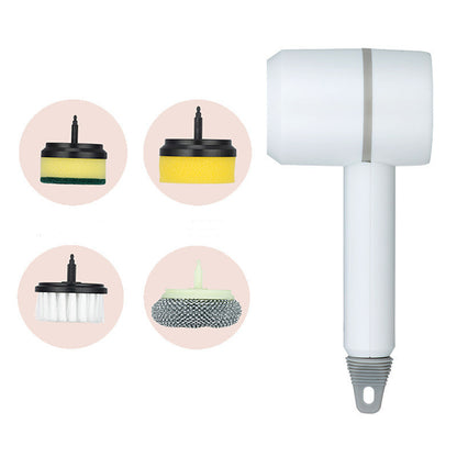 Electric Cleaning Brush – USB Rechargeable Scrubber for Dishes, Kitchen & Bathroom
