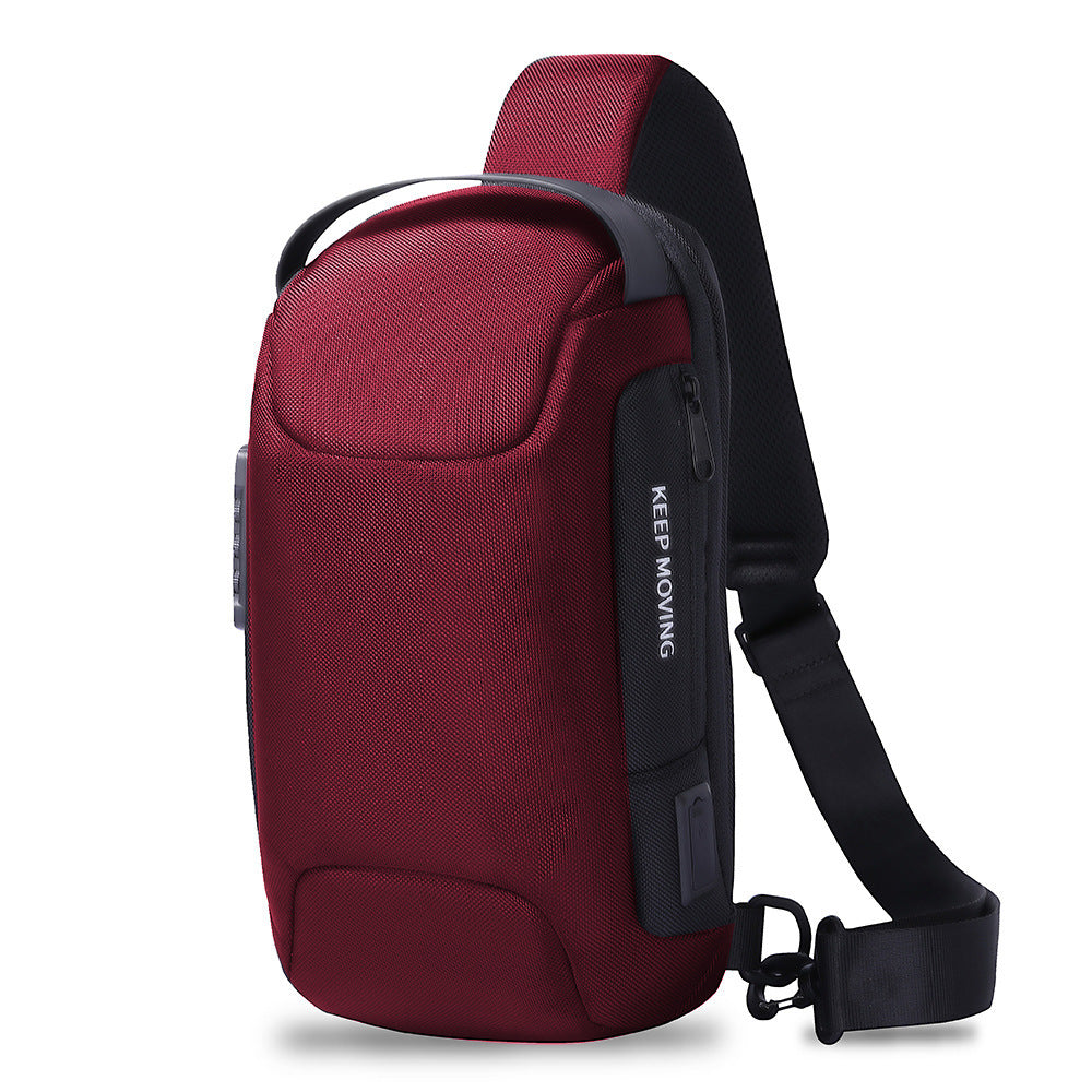 Anti-Theft Oxford Crossbody Bag – Street Chic, Secure & Stylish
