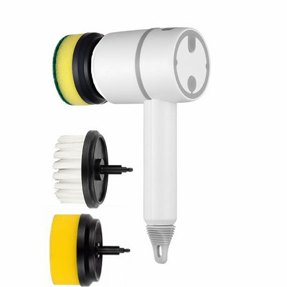 Electric Cleaning Brush – USB Rechargeable Scrubber for Dishes, Kitchen & Bathroom