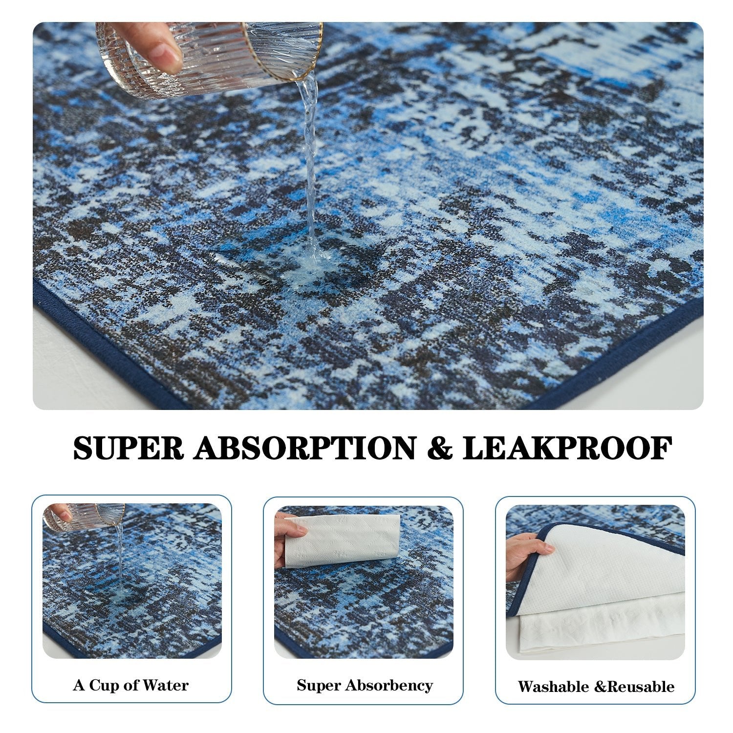 2 Pack Reusable Puppy Pads Super Absorbent Leakproof Dog Training Pads - Treasure Mementos