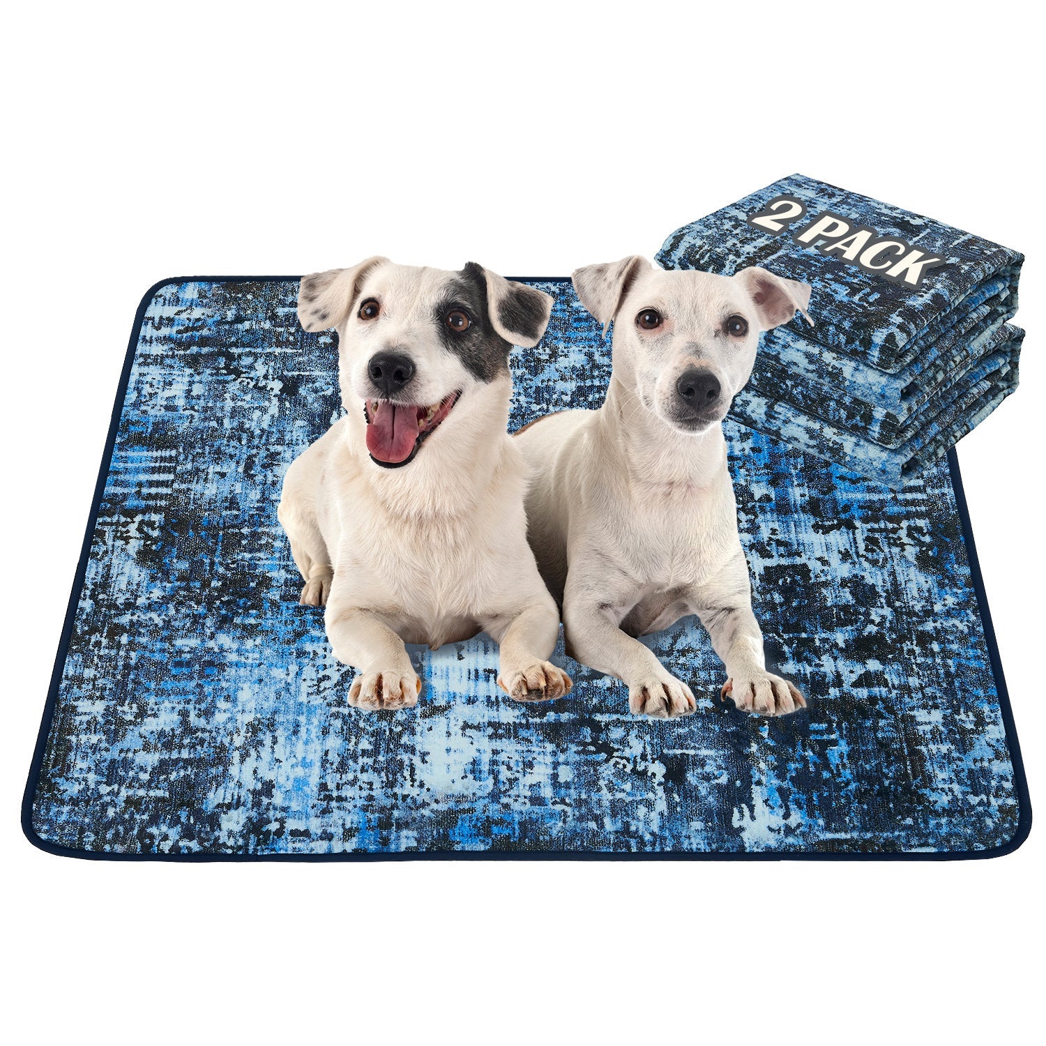 2 Pack Reusable Puppy Pads Super Absorbent Leakproof Dog Training Pads - Treasure Mementos