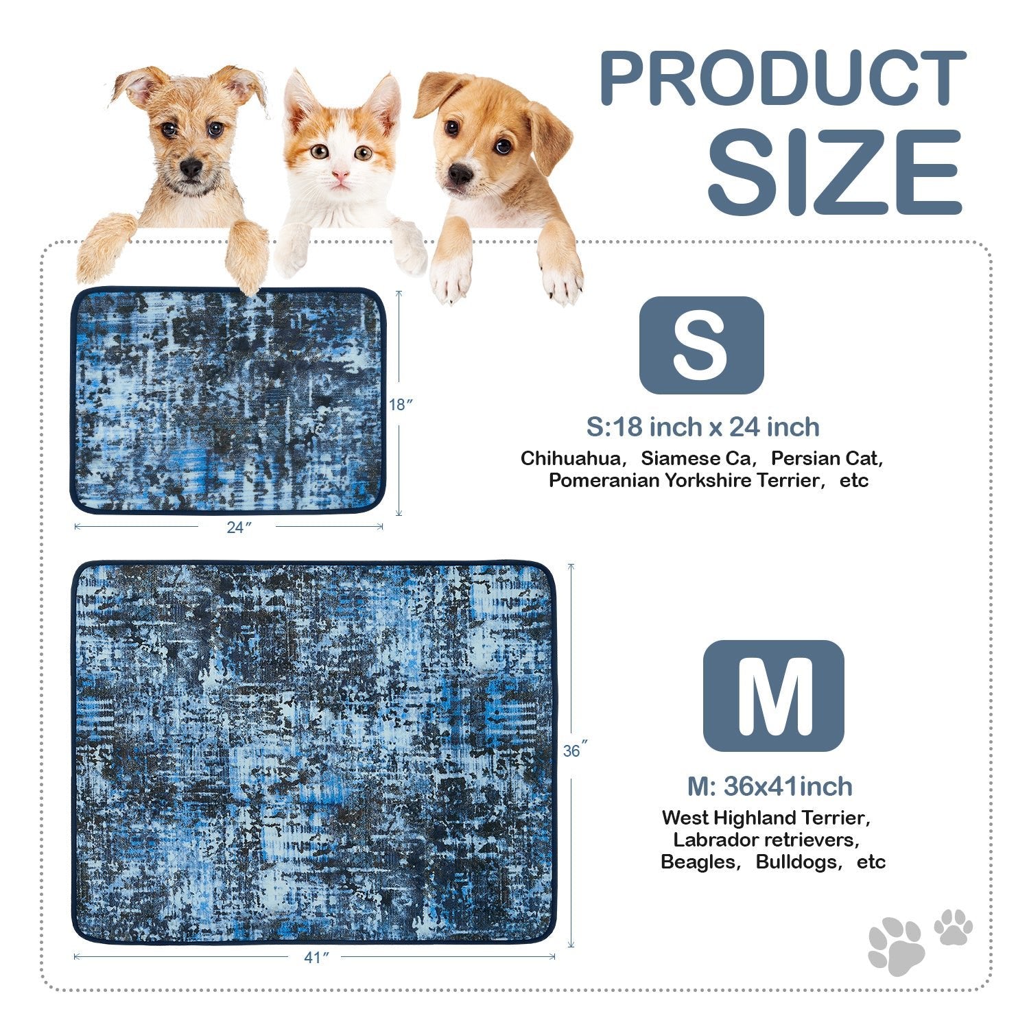 2 Pack Reusable Puppy Pads Super Absorbent Leakproof Dog Training Pads - Treasure Mementos