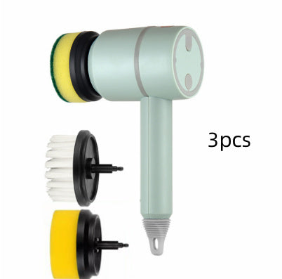 Electric Cleaning Brush – USB Rechargeable Scrubber for Dishes, Kitchen & Bathroom
