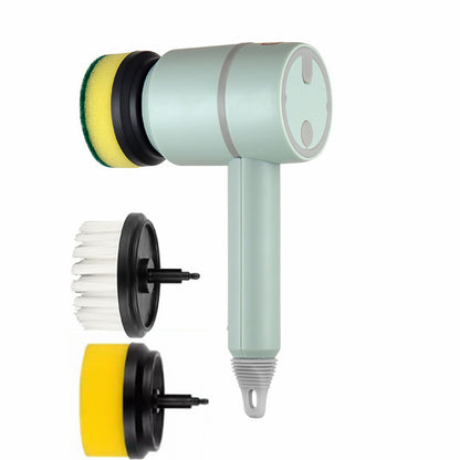 Electric Cleaning Brush – USB Rechargeable Scrubber for Dishes, Kitchen & Bathroom
