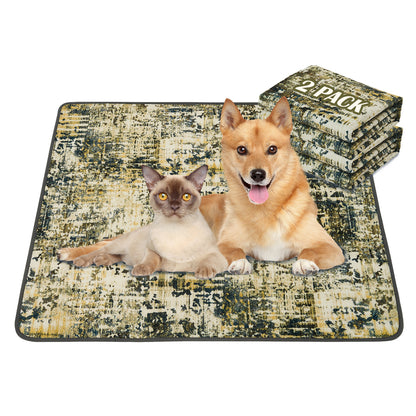 2 Pack Reusable Puppy Pads Super Absorbent Leakproof Dog Training Pads