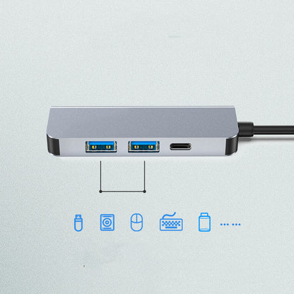 New Type-C Docking Station USB C Four In One Hub 4K