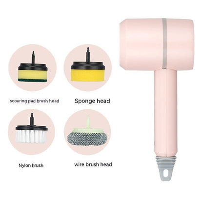 Electric Cleaning Brush – USB Rechargeable Scrubber for Dishes, Kitchen & Bathroom