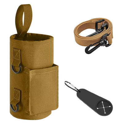 Magnetic Gym Water Bottle Carrier Sling Bag - Non-Slip Portable Holder for Gym Accessories