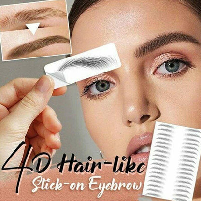 4D Waterproof Eyebrow Tattoo Stickers - Treasure Mementos