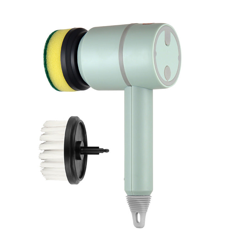 Electric Cleaning Brush – USB Rechargeable Scrubber for Dishes, Kitchen & Bathroom