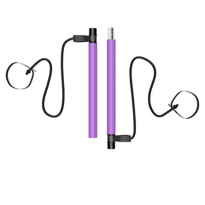 Pilates Squat Resistance Bar with Bands