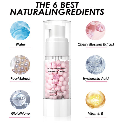 Brightening Underarm Cream – Fade Dark Spots on Armpits, Elbows & Joints