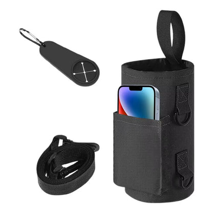 Magnetic Gym Water Bottle Carrier Sling Bag - Non-Slip Portable Holder for Gym Accessories