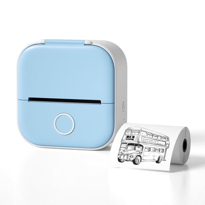 Portable Mini Thermal Printer – Wireless Pocket Photo & Sticker Label Printer