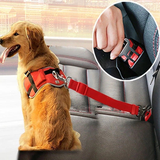 Adjustable Pet Cat Dog Car Seat Belt Pet Seat Vehicle - Treasure Mementos