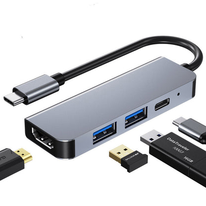 New Type-C Docking Station USB C Four In One Hub 4K