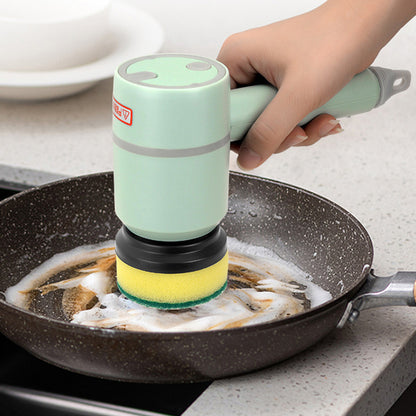 Electric Cleaning Brush – USB Rechargeable Scrubber for Dishes, Kitchen & Bathroom