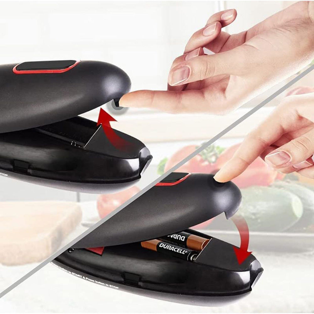 Electric Can Opener – One-Touch Automatic Opener for Cans, Jars & Bottles