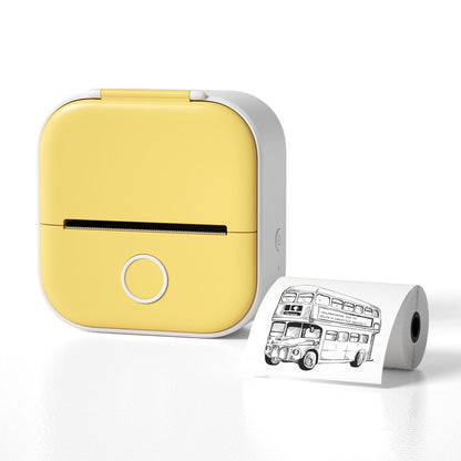 Portable Mini Thermal Printer – Wireless Pocket Photo & Sticker Label Printer