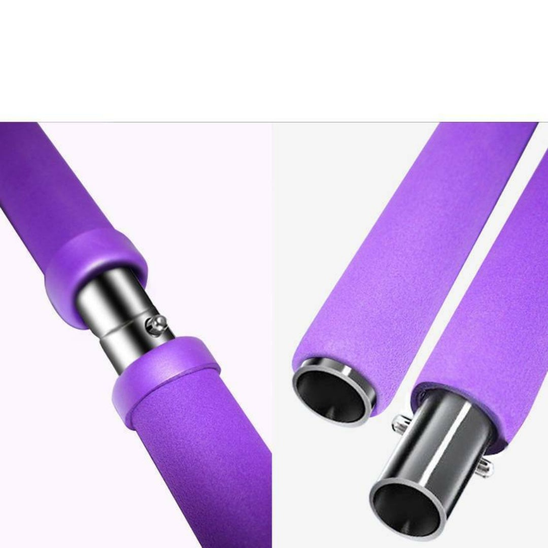 Pilates Squat Resistance Bar with Bands