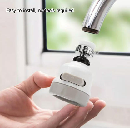 3-Mode Water-Saving Faucet Aerator – Adjustable Kitchen & Bathroom Tap