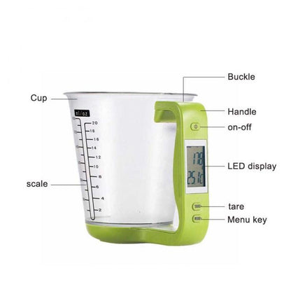Electronic Scale Measuring Cup Kitchen Scales - Treasure Mementos