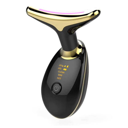 EMS Thermal Neck Lifting And Tighten Massager Electric Microcurrent Wrinkle Remover - Treasure Mementos
