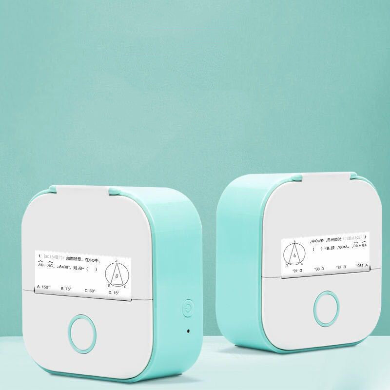 Portable Mini Thermal Printer – Wireless Pocket Photo & Sticker Label Printer