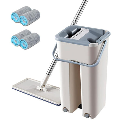 Hands - Free Flat Mop & Bucket Set - Treasure Mementos