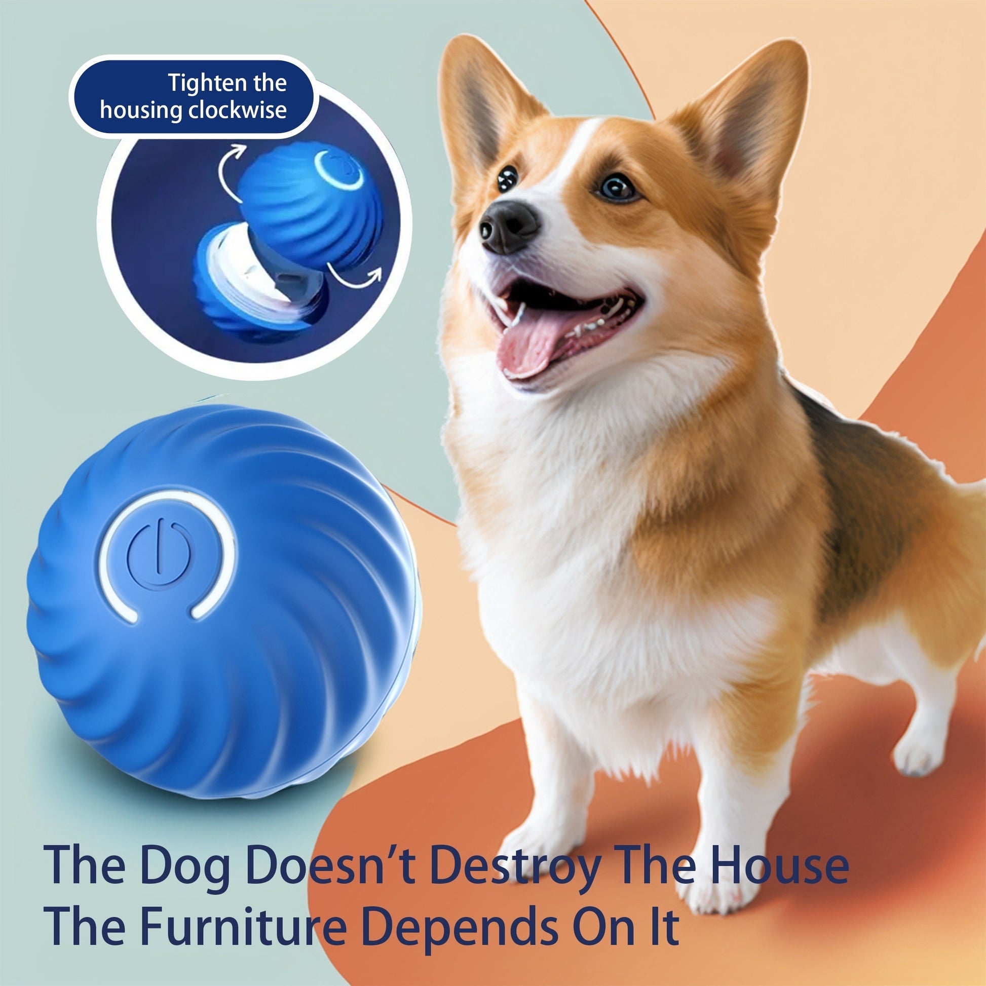 Interactive Bouncing Ball For Dogs - Treasure Mementos