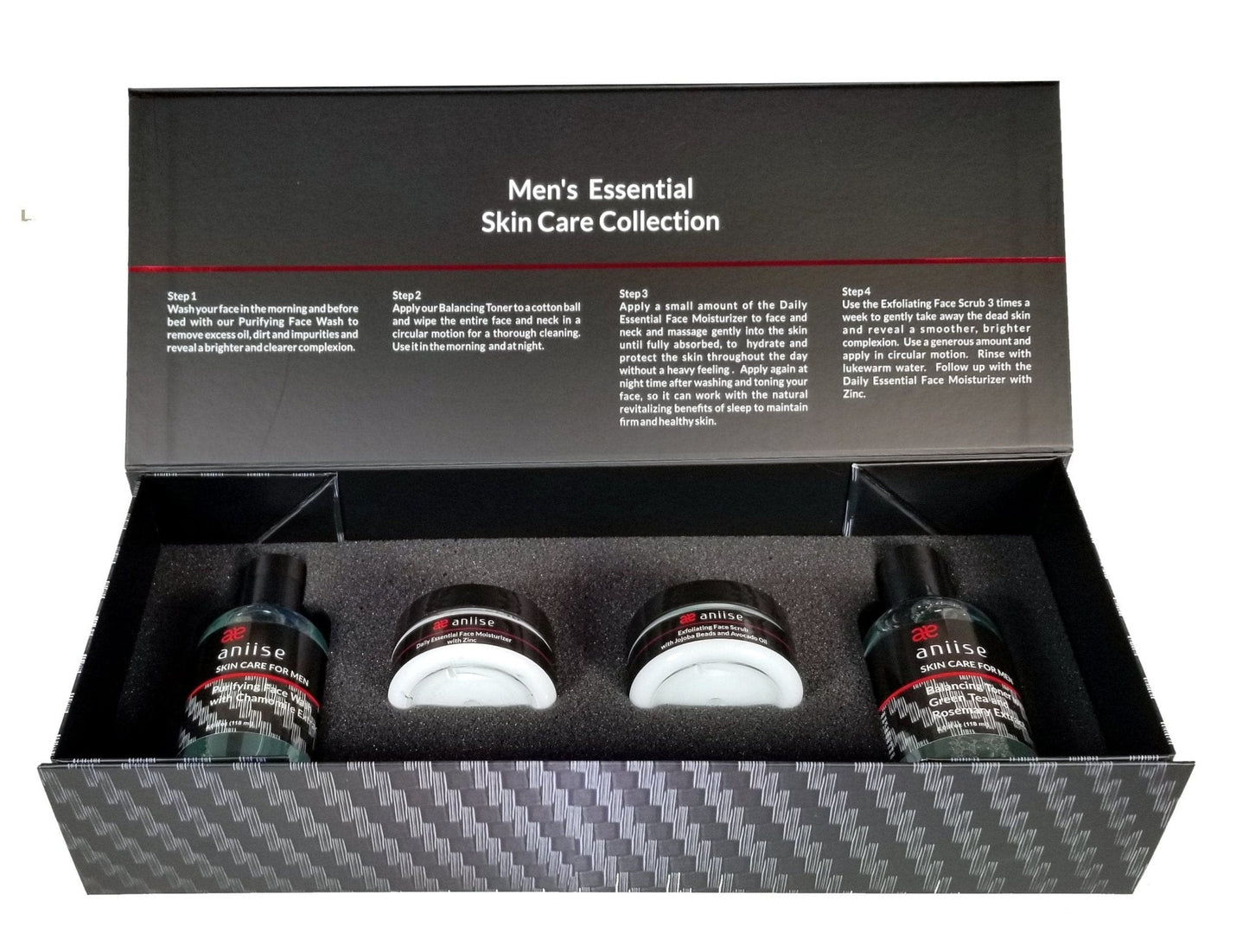 Men’s Skincare Set – 4-Step Face Care Routine